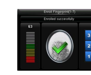 Fingerprint enrolled successfully