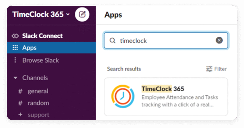 TimeClock 365 Employee Management, Door Access Control and Time Tracking Software|TimeClock 365 in Slack