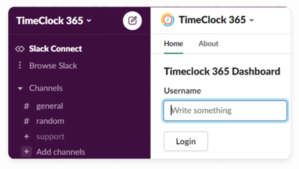 TimeClock 365 Employee Management, Door Access Control and Time Tracking Software|TimeClock 365 in Slack