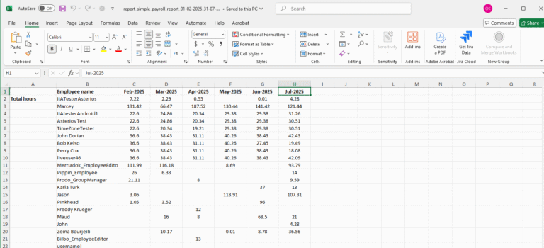 TimeClock 365 Employee Management, Door Access Control and Time Tracking Software | How to Generate a Payroll Report Separated by Month